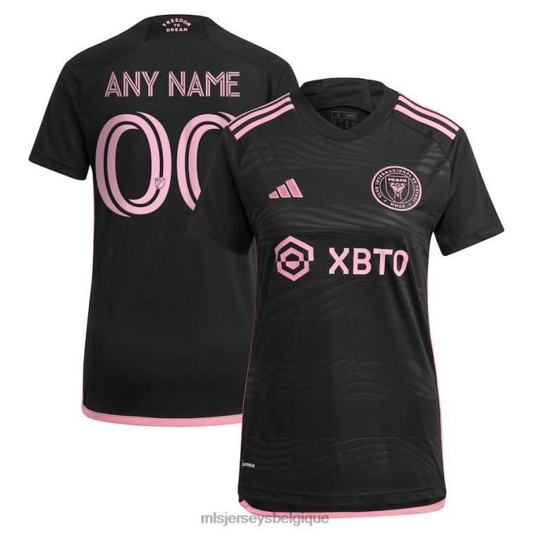 MLS Jerseys femmes maillot personnalisé inter miami cf adidas noir 2023 la noche réplique J8822446